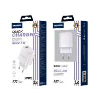jellico ładowarka sieciowa a77 22,5w 1xusb qc3.0 + kabel micro usb