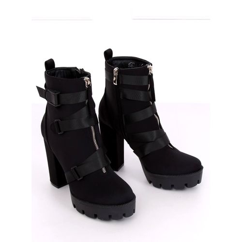 Botki na platformie czarne B9026 Black r.36 na Arena.pl