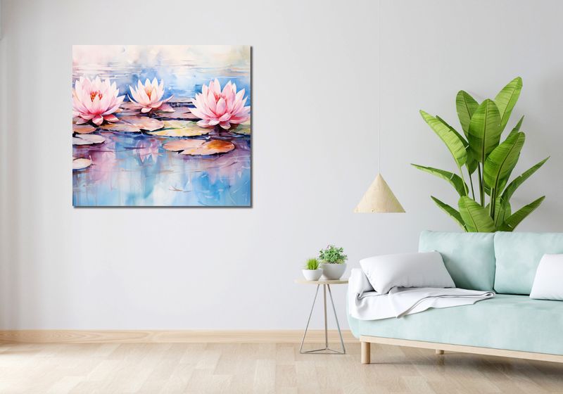 Obraz 100x90cm Spokojne Odbicia zdjęcie 2