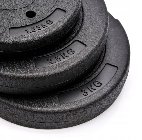 HANTLE REGULOWANE INPOWER 2 x 20 KG + SZTANGA = ZESTAW HANTLI 40 KG na Arena.pl