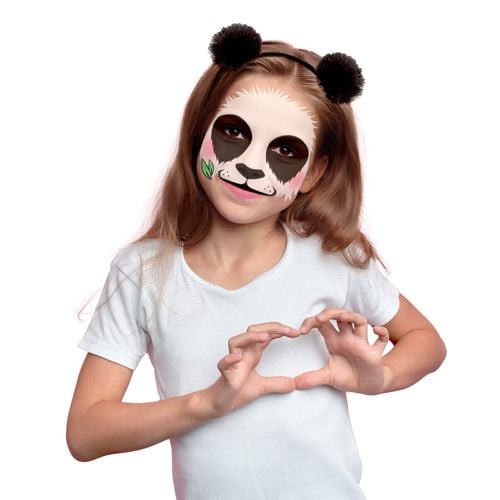 farbki do twarzy z opaską panda kidea na Arena.pl