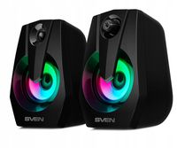 SVEN 370 głośniki komputerowe 2.0 6W LED, zasilanie USB, zestaw 2.0