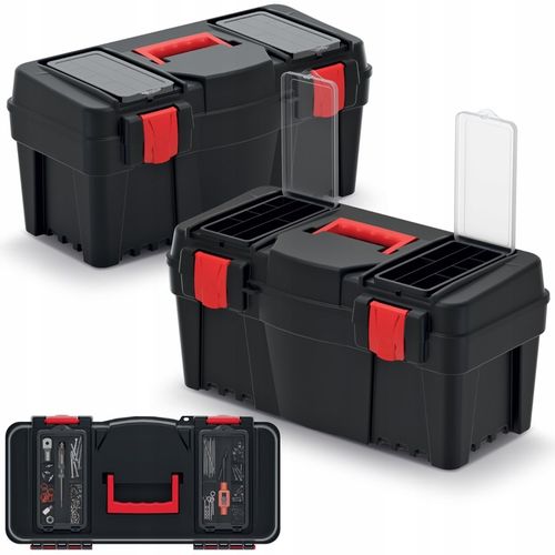 Skrzynka narzędziowa uniwersalna 55x27 KARGO CLASSIC z tacką i 2-schowkami na Arena.pl