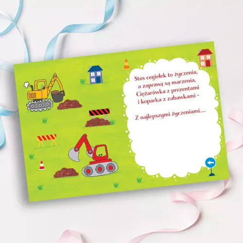 Karnet Urodzinowy B6, Budowa na Arena.pl