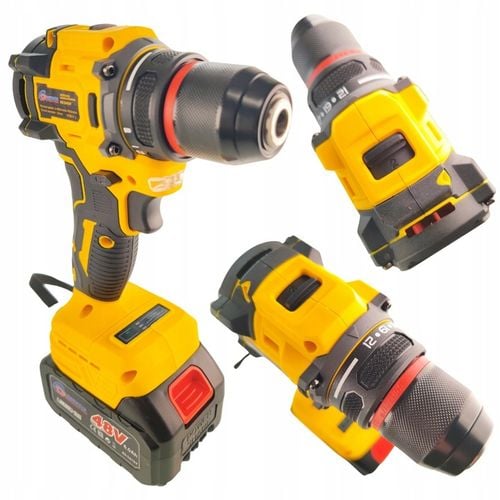 Zestaw narzędzi akumulatorowych 3W1 6Ah WKRĘTARKA SZLIFIERKA KLUCZ 48V na Arena.pl