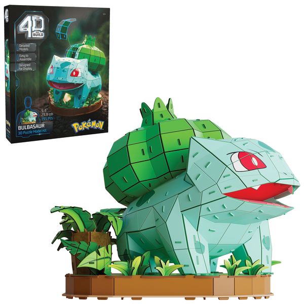 Puzzle 3D Spin Master Pokémon Bulbasaur 195 elementów papier zdjęcie 7
