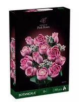klocki icons bukiet róż 789el botanicals pink