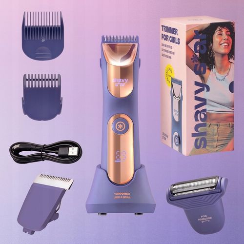 Golarka Damska Shavy Star MASZYNKA depilator trymer do ciała pach na Arena.pl