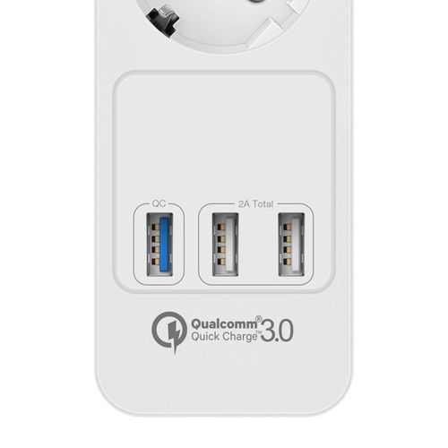 Inteligentna listwa zasilająca BlitzWolf BW-PS1 3x USB na Arena.pl