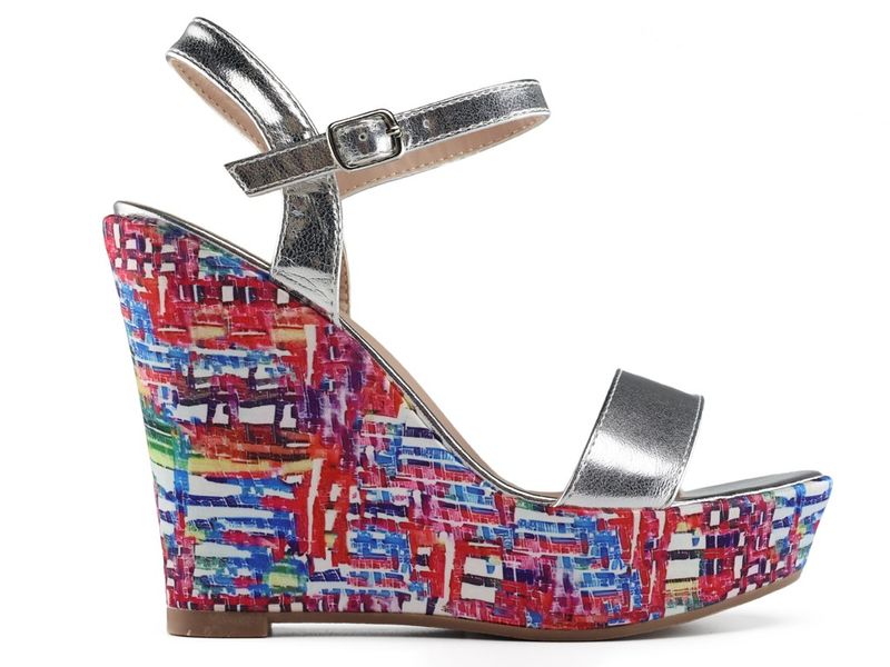 Buty na wysokim koturnie sandałki 38 zdjęcie 2