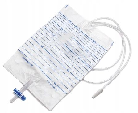 Worek Medyczny Do Zbiórki Moczu Sterylny Z Zaworem T 2L 90cm 30 Sztuk Zarys na Arena.pl
