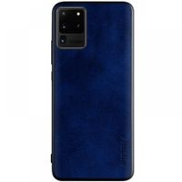 Etui AIORIA Vintage LEATHER do Samsung Galaxy S20 Ultra niebieski
