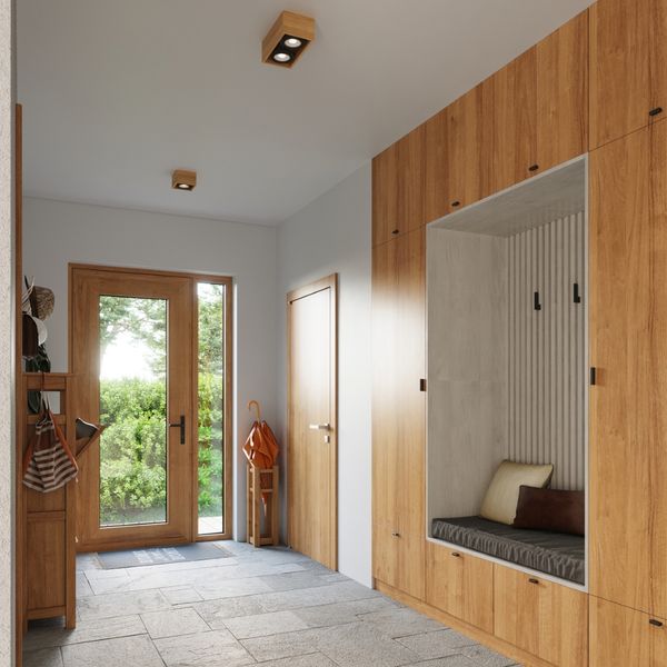 Plafon QUATRO 2 naturalne drewno zdjęcie 6