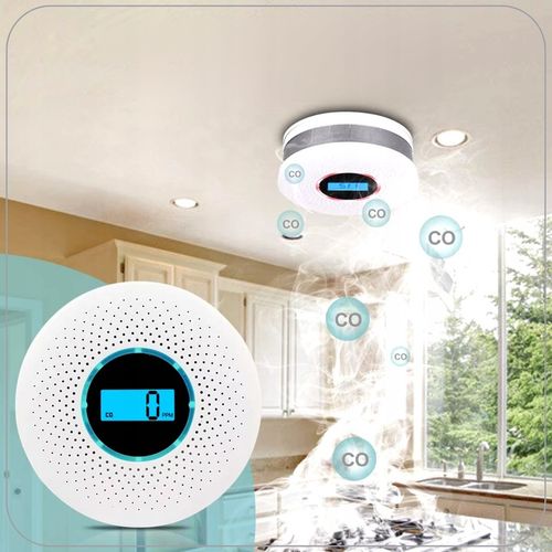 Czujnik Czadu i dymu Tlenku Węgla Detektor Alarm Wykrywacz Czadu CERTYFIKAT na Arena.pl