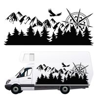NAKLEJKA NA SAMOCHÓD góry jastrząb KAMPER przyczepę kempingową 170 cm