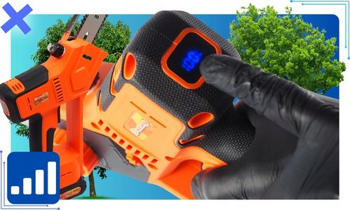 PIŁA AKUMULATOROWA ELEKTRYCZNA MINI 8" + DWA 2X AKUMULATORY 2.0Ah DO na Arena.pl