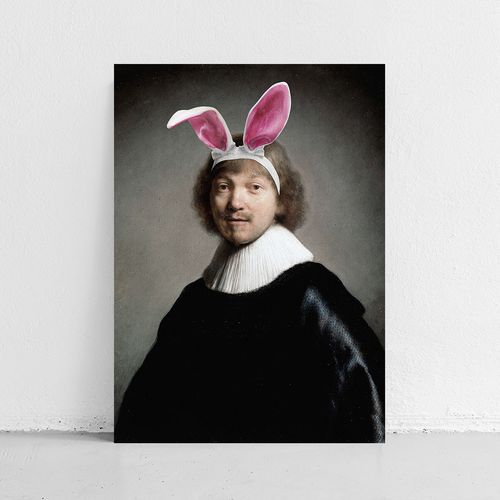 Obraz na płótnie króliczek rembrandt 80x120 cm na Arena.pl