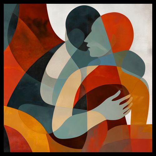 Plakat 60x60cm Objęcia na Arena.pl