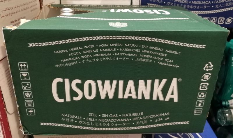 Cisowianka 0,3l niegazowana (butelka szklana) - karton zdjęcie 1