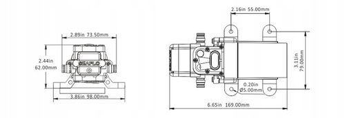 Pompa Wody Ciśnieniowa do UMYWALKI ZLEWU PRYSZNICA seaflow SFDP1-010-040-21 na Arena.pl