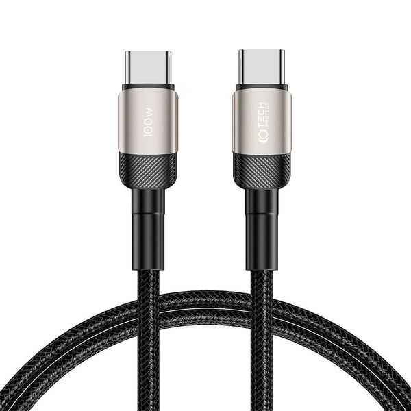 TECH-PROTECT ULTRABOOST EVO TYPE-C CABLE PD100W/5A 100CM TITANIUM zdjęcie 1