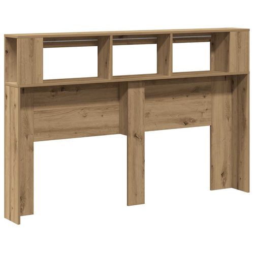 Wezgłowie łóżka z LED, dąb artisan, 160x18,5x103,5 cm na Arena.pl