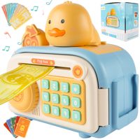 Skarbonka Kaczka Sejf na Banknoty Monety Bankomat na Pin Kod Dostępu