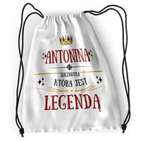 Plecak Sportowy Szkolny Dla Antoniny Córki Dziecka Z Nadrukiem Ze Zdjęciem