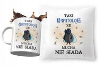 Zestaw Dla Ornitologa Poduszka + Kubek Na Prezent Z Nadrukiem Ze Zdjęciem