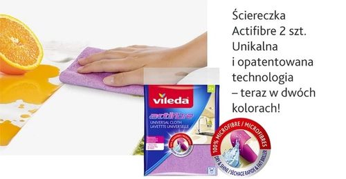 Vileda - ściereczka 2 szt. uniwersalna actifibre na Arena.pl