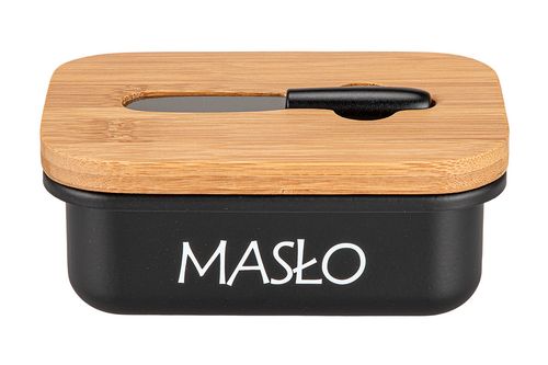 maselniczka stalowa z nożykiem do smarowania e-6132 na Arena.pl