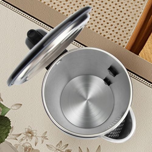 Czajnik elektryczny bezprzewodowy 2200W 1,7l czarny LED podwójne ścianki na Arena.pl