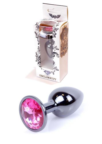 Plug-Jewellery Dark Silver PLUG- Pink na Arena.pl