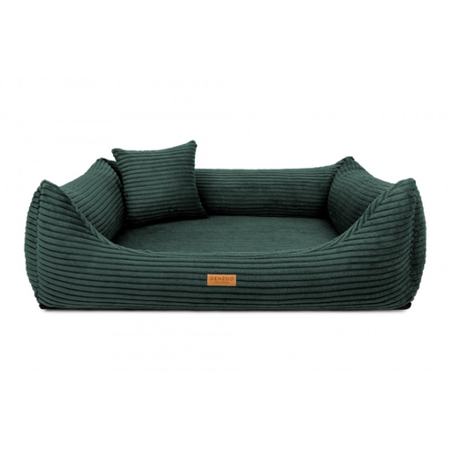 Ortopedyczne legowisko RIMINI butelkowa zieleń XXL – Pianka VISCO MEMORY na Arena.pl