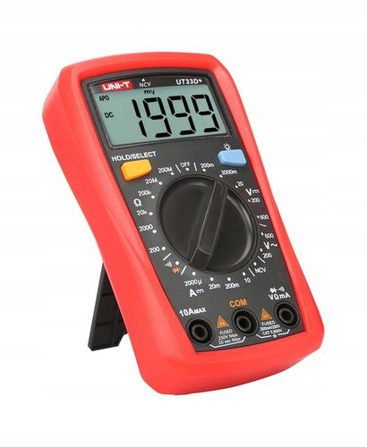 MIERNIK NAPIĘCIA DETEKTOR PRĄDU MULTIMETR UNIWERSALNY UNI-T UT33D+ na Arena.pl