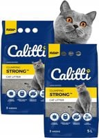 CALITTI ŻWIREK DLA KOTA DO KUWET BENTONITOWY 2x5L