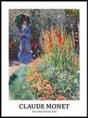 Plakat 60x80cm Design Flower Bed, Monet Vintage do Salonu