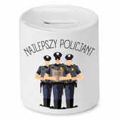 Skarbonka Dla Policjanta Najlepszy Policjant Z Nadrukiem Ze Zdjęciem