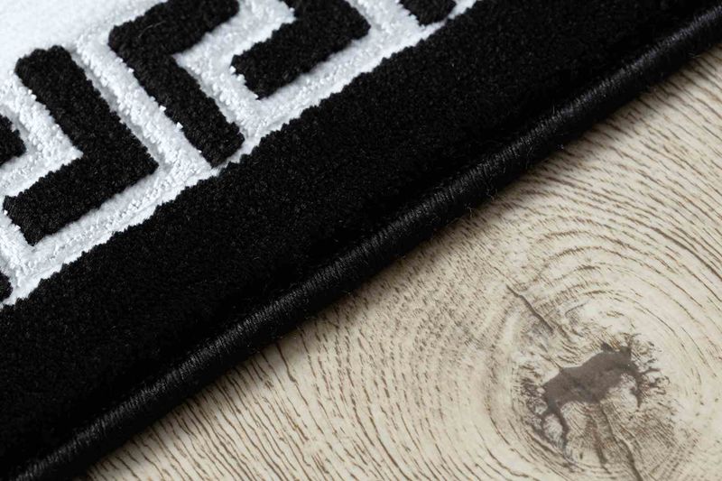 RUG/LU/MOSSE/FRAME/BLACK+GREY/60x300 zdjęcie 4