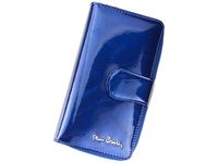 Portfel damski skórzany PIERRE CARDIN 02 LEAF 116 Niebieski