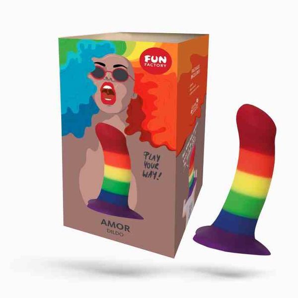Dildo Fun Factory Amor Rainbow Edition zdjęcie 1