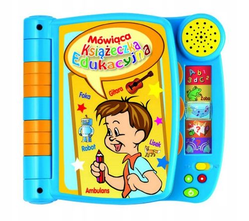 9019 Smily Play MÓWIĄCA KSIĄŻECZKA EDUKACYJNA UCZY KSIĄŻKA INTERAKTYWNA na Arena.pl
