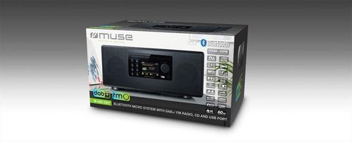 WIEŻA MUSE M-695 DBT czarna Bluetooth AUX FM pilot na Arena.pl