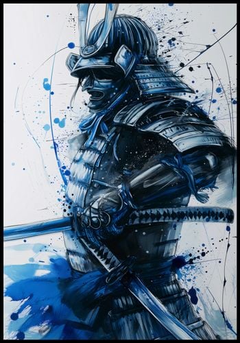Plakat 68x98cm Samuraj w Błękicie na Arena.pl