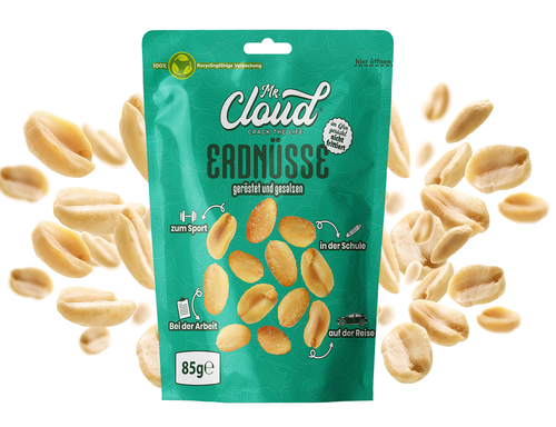 Mr. Cloud Orzeszki Ziemne Prażone i Solone 85g – chrupiący snack na Arena.pl