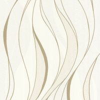 TAPETA WZÓR FALE LIŚCIE STRUKTURA WINYLOWA NA FLIZELINIE