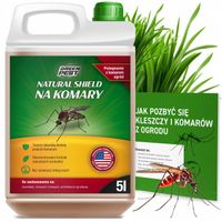 Naturalny Oprysk Środek Płyn Preparat na Kleszcze Komary 5L Natural Shield