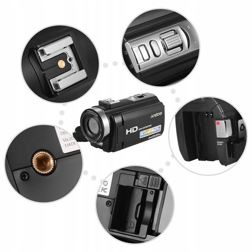 Kamera cyfrowa Full HD Andoer HDV-201LM na Arena.pl