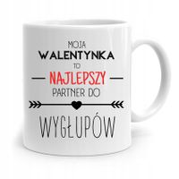 Kubek Prezent Na Walentynki Najlepszy Partner Do Z Nadrukiem Ze Zdjęciem