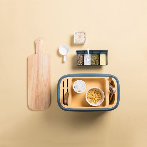 Wielofunkcyjne Pudełko Do Przypraw - Organizator -  Pojemnik (Niebieski) na Arena.pl